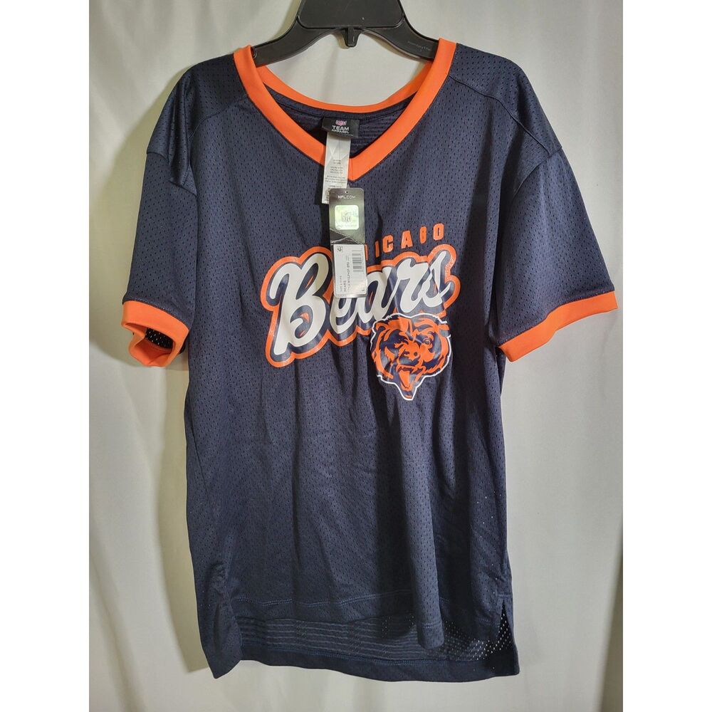 NFL Team Apparel Chicago Bears Jersey shirt Juniors size large 11/13